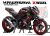 Complete 3M™ Decal Sticker Kit - AGV for Kawasaki Z300