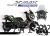 Decal Sticker Kit - ANGRY BEAR (Black) for Yamaha XMAX300 Version 2