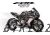Complete 3M™ Honda CBR650R Decal Sticker Kit - APOCALYPSE (Gray)