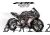 Complete 3M™ Honda CBR650R Decal Sticker Kit - APOCALYPSE (Gray/Black)