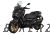 XMAX 300 (2024) Mat Dark Reddish Gray Pearl 1 Plastic Set (1892, MDRNP1) 
