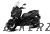 XMAX 300 (2019) Black Plastic Parts Set