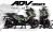 Complete 3M™ Honda ADV 350 ('22-'24) Decal Sticker Kit - CAMOUFLAGE (Light Green)