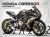 Complete 3M™ Honda CBR650R Decal Sticker Kit - Furious Line Black (Orange Lines)