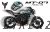 Complete 3M™ Decal Sticker Kit - CYBERPUNK V.1 (Turquoise) for Yamaha MT-07 (2021)