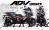 Complete 3M™ Honda ADV 350 ('22-'24) Decal Sticker Kit - DYNA