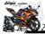 Complete 3M™ Decal Sticker Kit - FASTERLINE (Yellow/Red) for Kawasaki Ninja 400