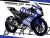 Complete 3M™ Yamaha YZF R15 (2017) Decal Sticker Kit - FIAMM - White