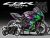 Complete 3M™ Honda CBR650R Decal Sticker Kit - Fire Race (Green/Pink)