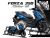 Complete 3M™ Honda Forza 350 Decal Sticker Kit - FLAME (Blue)