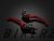 Premium Adjustable Front Brake-Clutch Lever 02 - Red