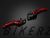 Premium Folding Adjustable Front-Rear Brake Lever (Extra Large) - Red