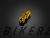 Rotating Bar Clamps With Mirror Hole- Left side (1pc) - Light Gold