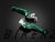 Folding Adjustable Front Brake-Clutch Lever (Long) - Green