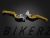 Folding Adjustable Front Brake-Clutch Lever (Flat : Long) - Light Gold
