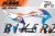 Decal Sticker Kit - Gulf for KTM Six Days (300tpi, 350exc-f, 500exc-f)