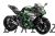 Complete 3M™ Kawasaki NINJA 250SL Decal Sticker Kit - Mission Black/Red
