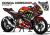 Complete 3M™ Honda CBR500R (2019) Decal Sticker Kit - MONSTER 46 (Red)