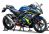 Kawasaki Ninja 300 Decal Sticker Kit - MOTUL (Lime)