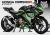 Complete 3M™ Honda CBR500R (2019) Decal Sticker Kit - MS500R (Green)
