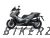 Honda ADV350 Silver/Black Plastic (NH-B99M) Set