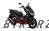 PCX 2018/2019 FULL BLACK-RED PLASTIC PARTS