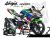 Complete 3M™ Decal Sticker Kit - RACE ARMOR GD for Kawasaki Ninja 400