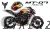Complete 3M™ Decal Sticker Kit - RACE BULL for Yamaha MT-07 (2021)