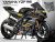 Decal Sticker Kit-Racing46 (Orange Line) for Yamaha YZF R6 (2017-Present) 