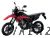 CRF250M ('13) Red/Black Sticker Set