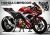 Complete 3M™ Honda CBR500R Decal Sticker Kit - Shark 46 (Red)