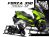 Complete 3M™ Honda Forza 350 Decal Sticker Kit - SKETCH (Lime)