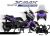 Decal Sticker Kit - Sketch (Purple) for Yamaha XMAX CONNECTED ('23-'24)