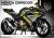 Honda CBR500R (2019) Decal Sticker Kit - Space Race (Lime)