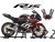 Complete 3M™ Decal Sticker Kit - SPEED LINE (Red) for Yamaha R15M