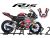 Decal Sticker Kit - SPT RACING for Yamaha R15M