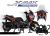 Decal Sticker Kit - SPT RACING (Black) for Yamaha XMAX300 Version 2