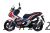 Honda ADV150 Decal Sticker Kit - Tricolour