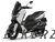 NMAX (2025) White Metallic 6 (1124,WM6) Plastic Set