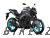 MT-03 (2022) Pastel Dark Gray (003E,PGD) Plastic Set