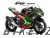 Complete 3M™ Decal Sticker Kit - ZX4RR (Green) for Kawasaki Ninja 400